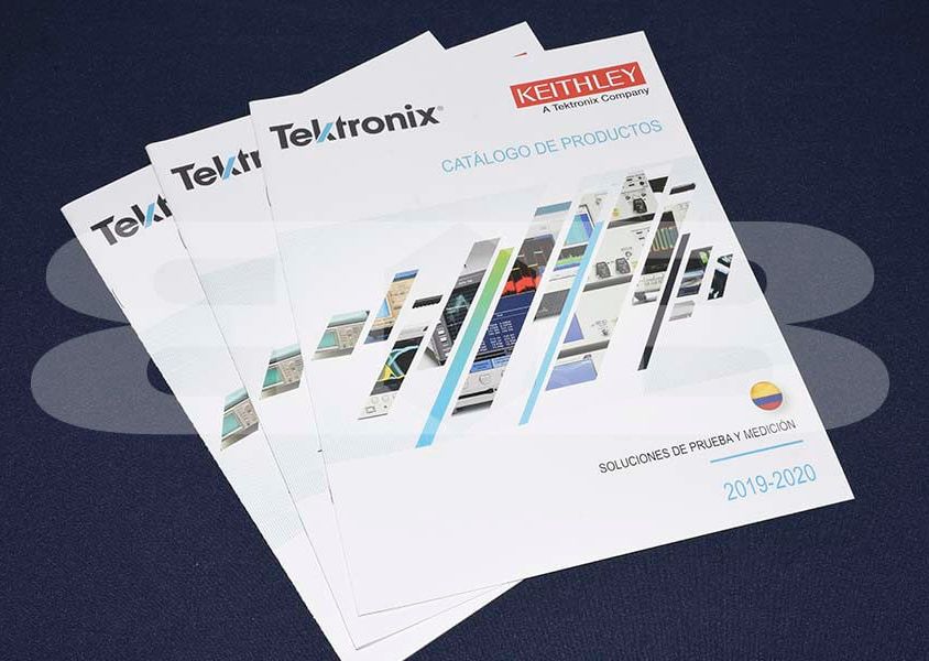 Impresión catálogo Tektronix – SEISA